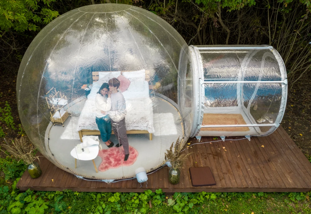 outdoor bubble tents